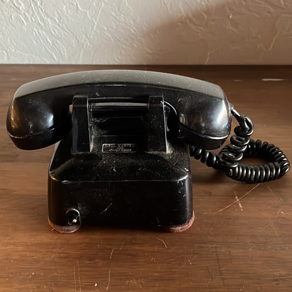 🖤📞Vintage Bell System Western Electric Black Rotary Dial Telephone🖤📞 - Picture 4 of 5
